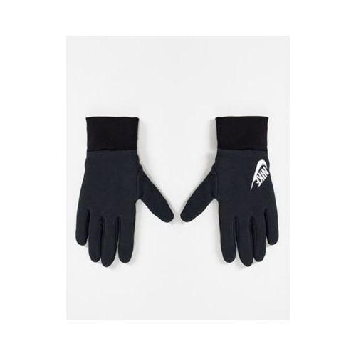 Черные флисовые перчатки Nike Club