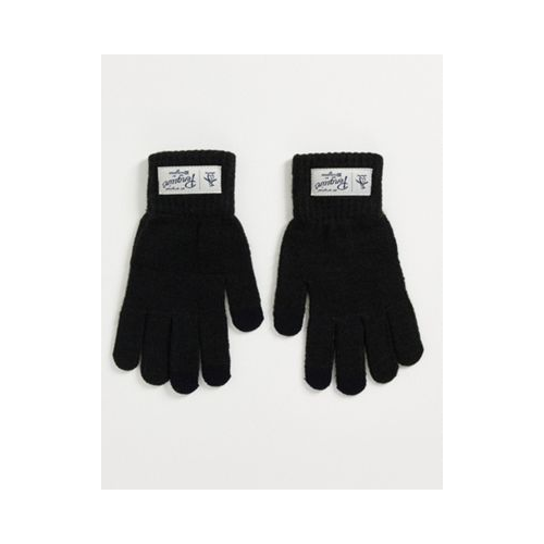 Черные классические вязаные перчатки Original Penguin-Черный цвет