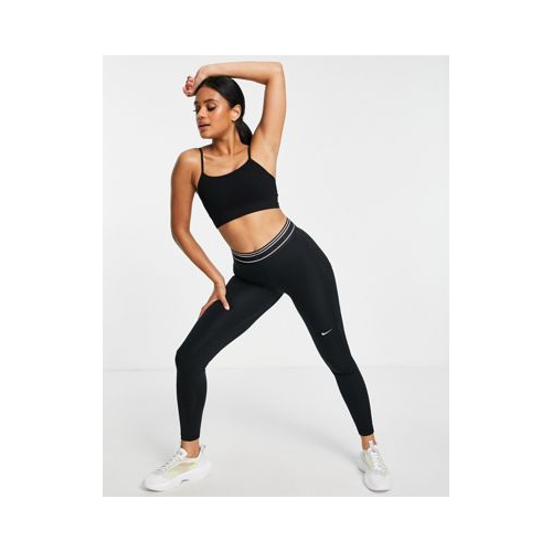 Черные леггинсы с карманом Nike Pro Training Femme-Черный цвет