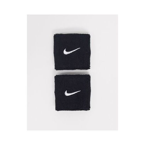 Черные напульсники с логотипом Nike Training-Черный цвет