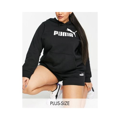 Черные спортивные шорты Puma Plus Essentials-Черный цвет