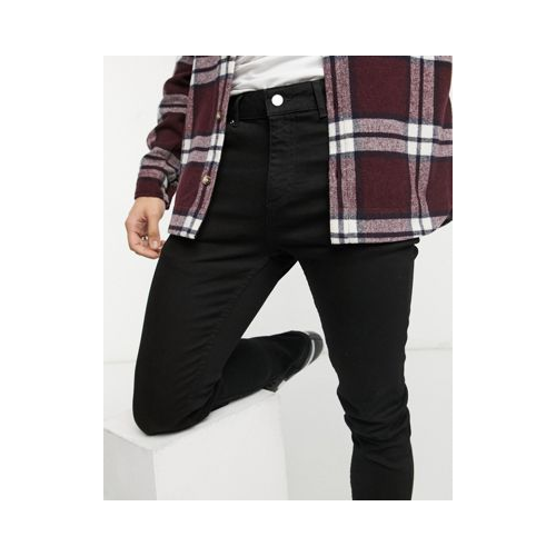 Черные узкие джинсы LDN DNM-Черный цвет