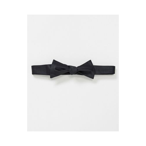 Черный галстук-бабочка ASOS DESIGN-Черный цвет