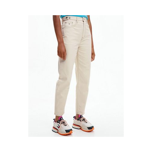 Джинсы цвета экрю в винтажном стиле Tommy Jeans-Светло-бежевый