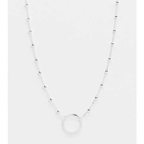 Эксклюзивное серебряное ожерелье-чокер с подвеской-кольцом Kingsley Ryan