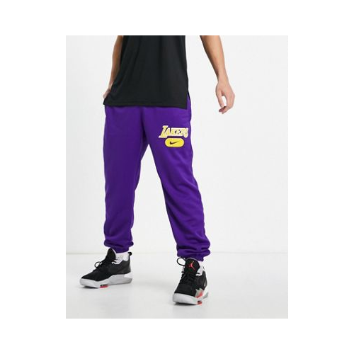 Фиолетовые джоггеры с символикой баскетбольного клуба "LA Lakers" Nike Basketball NBA-Фиолетовый цвет
