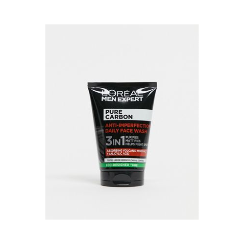 Гель для умывания L'Oreal Men Expert – Pure Carbon 3 in 1 Daily Face Wash, 100 мл-Бесцветный