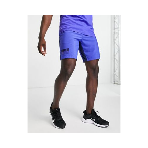Голубые шорты Nike Training PT Flex