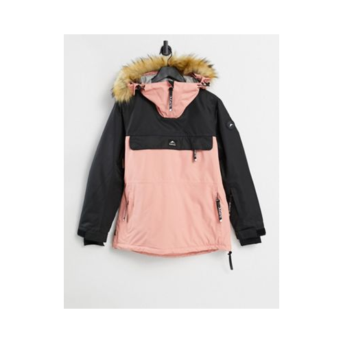 Горнолыжная куртка сумеречно-розового цвета Surfanic Powder 10K-10K-Розовый