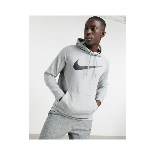 Худи серого цвета с логотипом-галочкой Nike Training