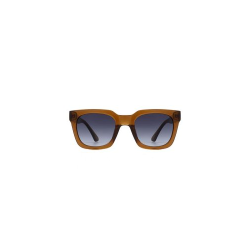 Квадратные солнцезащитные очки в прозрачной оправе с дымчатыми стеклами A.Kjaerbede Nancy Серый