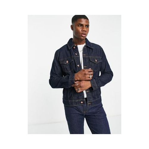 Классическая джинсовая куртка цвета индиго ASOS DESIGN Голубой