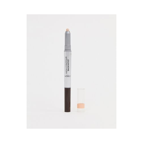 Комплект из карандаша для бровей и хайлайтера L'Oreal Paris High Contour-Черный цвет