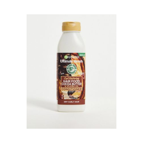 Кондиционер для сухих и вьющихся волос с маслом какао Garnier – Cocoa Butter, 350 мл-Бесцветный