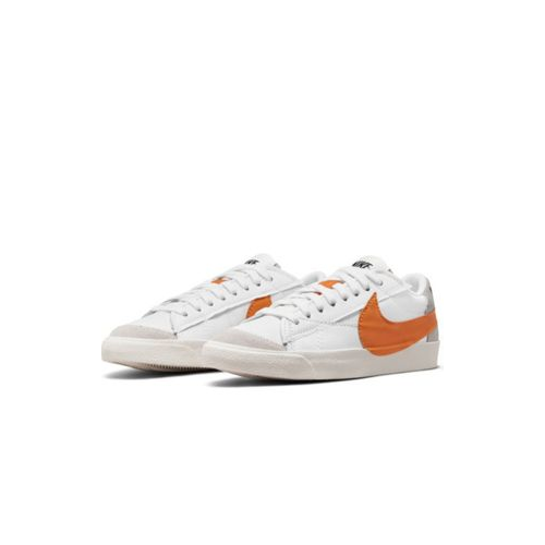 Кроссовки белого и оранжевого цветов Nike Blazer Low '77 Jumbo