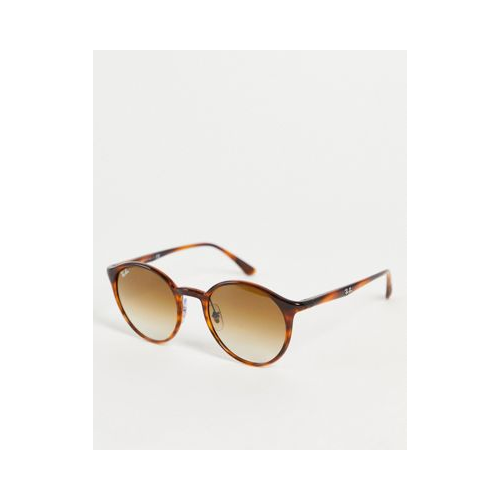 Круглые солнцезащитные очки в коричневой оправе в стиле унисекс Ray-Ban 0RB4337-Коричневый цвет