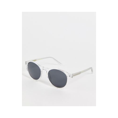 Круглые солнцезащитные очки в стиле унисекс с прозрачной оправой A.Kjaerbede Marvin