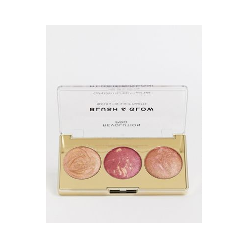 Палетка для макияжа Revolution Pro Blush & Glow Palette - Cranberry Glow Мульти