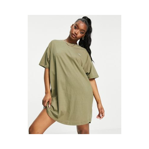 Платье-футболка в стиле oversized от Night Addict-Зеленый цвет