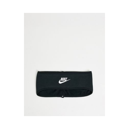 Повязка на голову из флиса черного цвета Nike Club