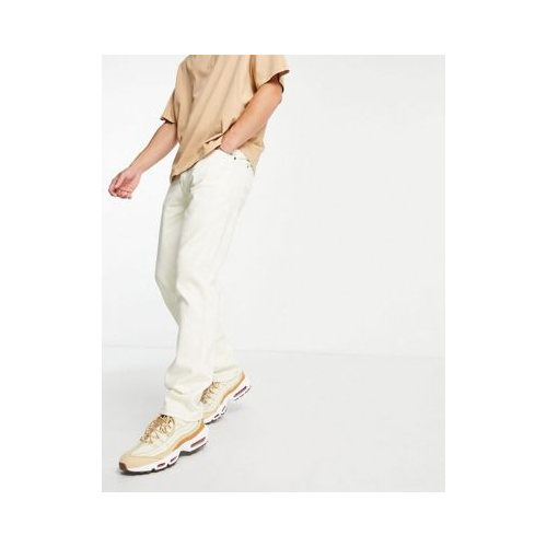 Прямые бежевые джинсы от комплекта Liquor N Poker-Светло-бежевый цвет