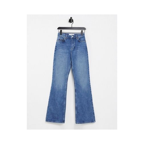 Расклешенные джинсы сине-голубого цвета в стиле 90-х Topshop Two