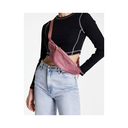 Розовато-лиловая сумка-кошелек на пояс ASOS DESIGN-Розовый цвет