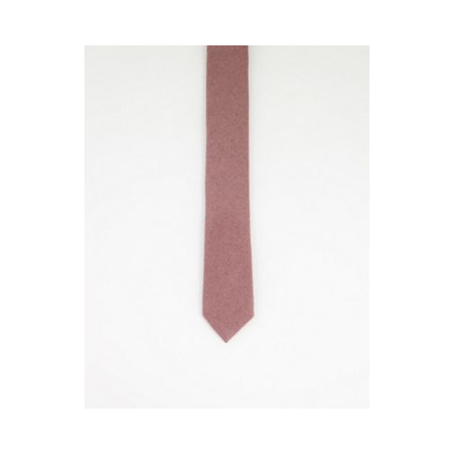 Розовато-лиловый фланелевый галстук Gianni Feraud-Розовый цвет