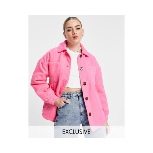 Розовая куртка-рубашка Reclaimed Vintage Inspired-Розовый цвет