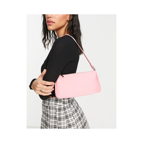 Розовая узкая сумка на плечо в стиле 90-х ASOS DESIGN-Розовый цвет