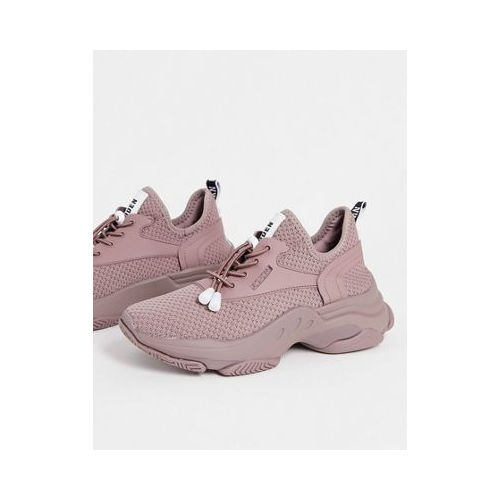 Розово-лиловые кроссовки на массивной подошве Steve Madden Match-Фиолетовый цвет