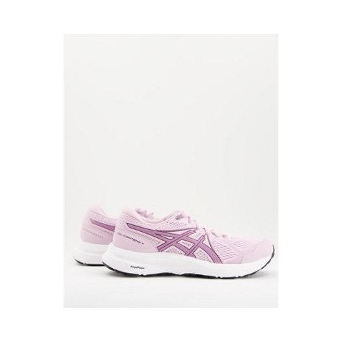 Розовые беговые кроссовки Asics Gel-Contend 7-Розовый цвет