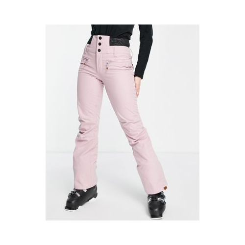 Розовые горнолыжные брюки Roxy Rising High-Розовый цвет