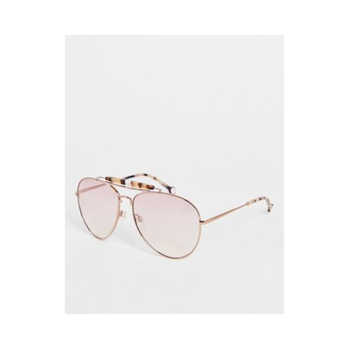 Розовые солнцезащитные очки «авиатор» Tommy Hilfiger TH 1808/S-Розовый цвет