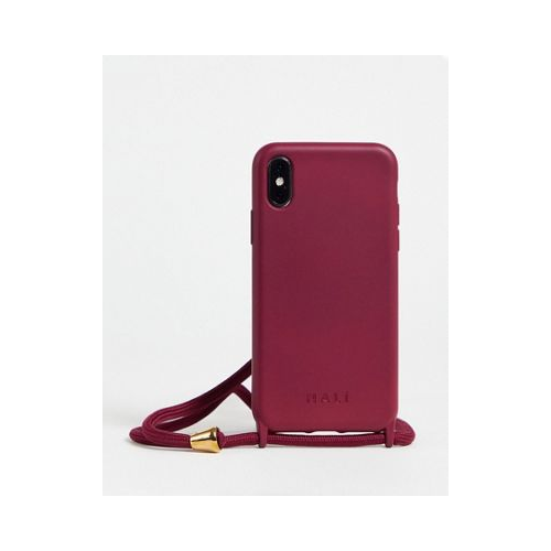 Розовый чехол для iPhone X Nali-Розовый цвет