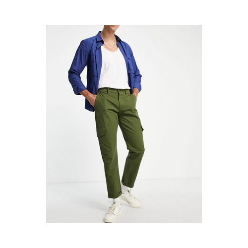 Свободные брюки карго цвета хаки в утилитарном стиле Sixth June-Зеленый