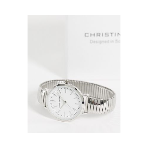 Серебристые часы-браслет Christin Lars