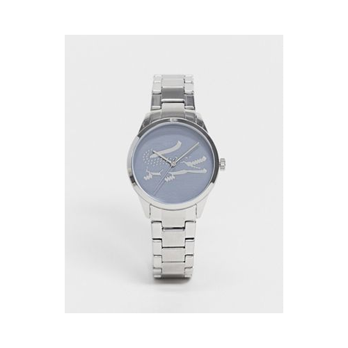 Серебристые женские часы-браслет Lacoste Ladycroc
