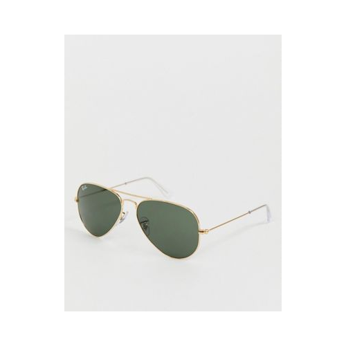 Солнцезащитные очки-авиаторы золотистого цвета Ray-Ban