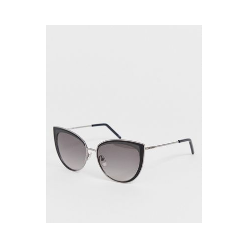 Солнцезащитные очки "кошачий глаз" с черными стеклами Karl Lagerfeld
