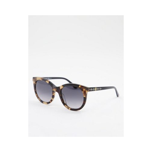 Солнцезащитные очки с круглыми стеклами Juicy Couture-Коричневый цвет