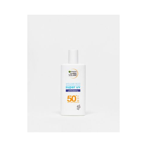 Солнцезащитный крем 40 мл Ambre Solaire - Ultra-Light Sensitive Face Fluid SPF50+-Очистить