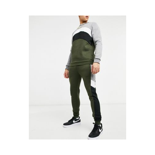 Спортивные брюки цвета хаки от комплекта Brave Soul-Зеленый
