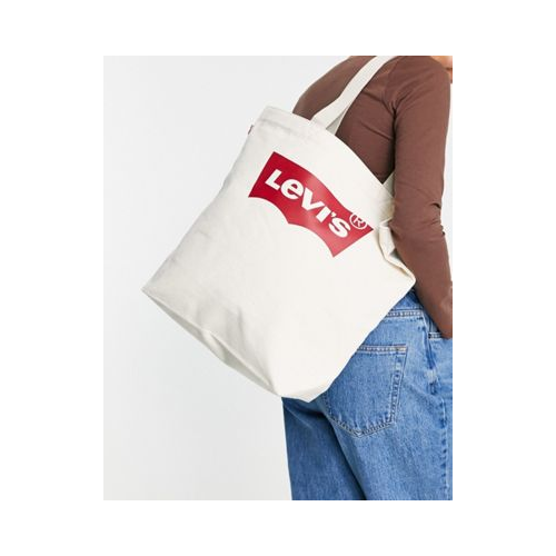 Текстильная сумка-тоут цвета экрю Levi's-Светло-бежевый