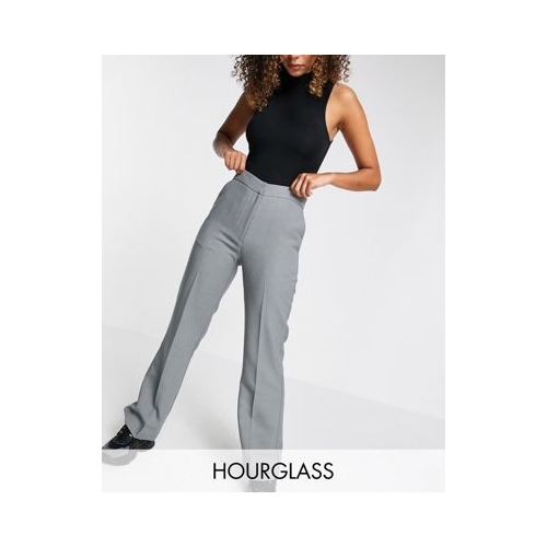 Темно-серые прямые брюки ASOS DESIGN Hourglass Ultimate