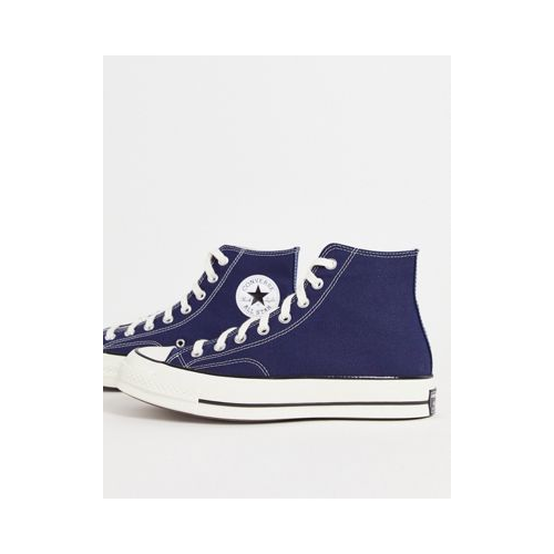 Высокие кроссовки темно-синего цвета Converse Chuck 70 Hi Темно-