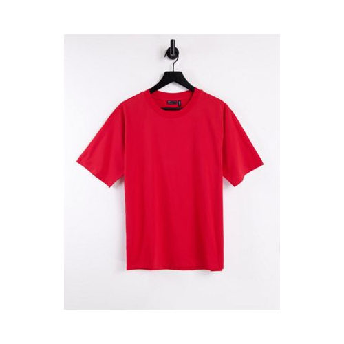Ярко-красная свободная футболка ASOS DESIGN Ultimate