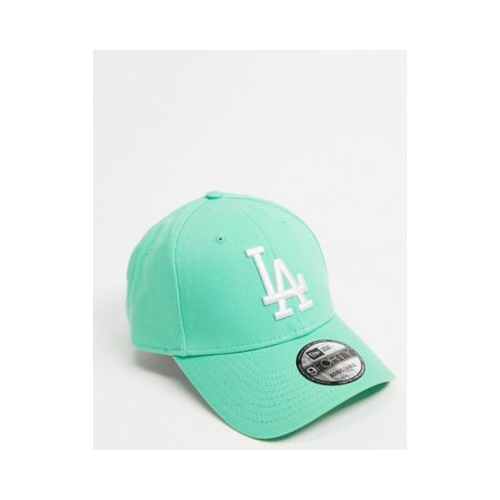Зеленая бейсболка с логотипом команды Los Angeles Dodgers New Era 9FORTY-Зеленый цвет