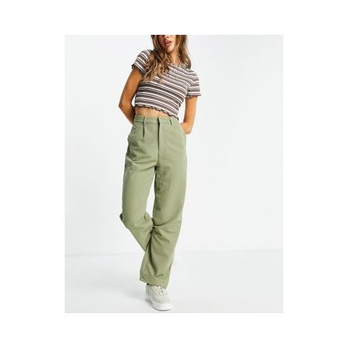 Зеленые брюки в винтажном стиле с завышенной талией от комплекта Daisy Street-Зеленый цвет