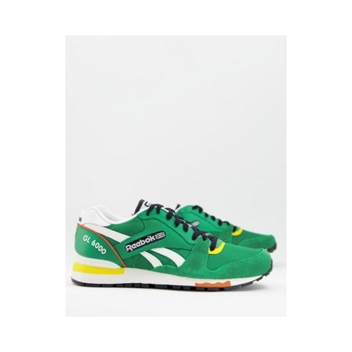 Зеленые кроссовки Reebok x Keith Haring GL 6000-Зеленый цвет